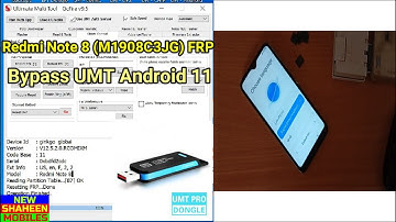 Redmi Note 8 M1908C3JG FRP Bypass UMT Android 11 BY NEW SHAHEEN MOBILES