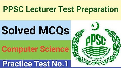 Solved MCQs Computer Science (Practice Test No.1)