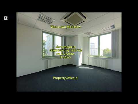 Wideo: Mokotów: lokal biurowy na wynajem