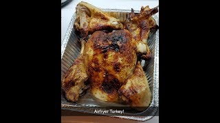 How to cook a whole Turkey in the air fryer!  Quick and easy