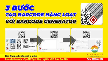 #tutorial 3 bước tạo BARCODE hàng loạt với Barcode generator I Created BARCODE in 3 Easy Steps