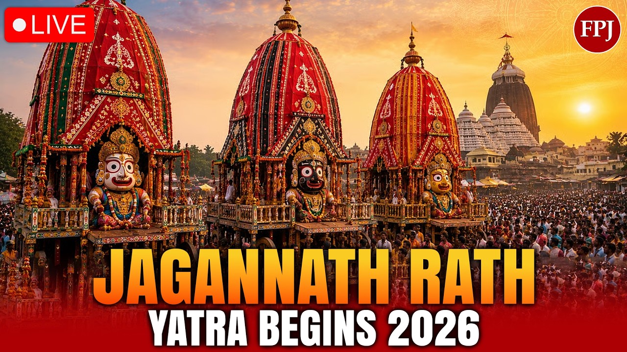 LIVE: 2026 Jagannath Rath Yatra Kicks Off in Puri | Celebration of Lord Jagannath’s Grand Chariot Festival