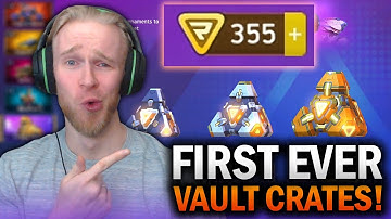 OPENING ALL OF MY VAULT CRATES (First Time Ever!) - Mech Arena