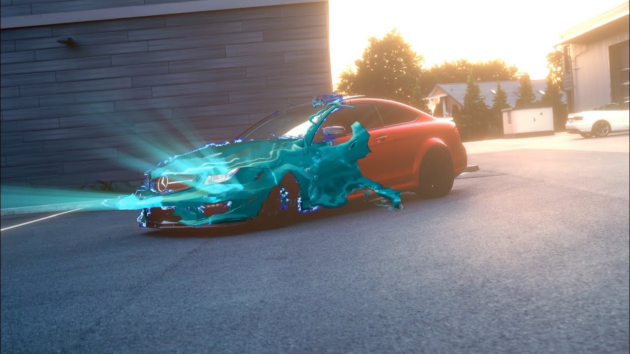 i have created dopest car colour changing effect ever using node video editor