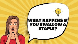 What Happens If You Swallow a Staple? You Won't Believe! screenshot 5