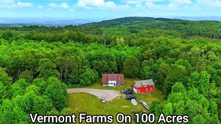 Celebrity Vermont Farms On 100 acres | Log Cabin | VT Real Estate | Pristine New England Properties Profile