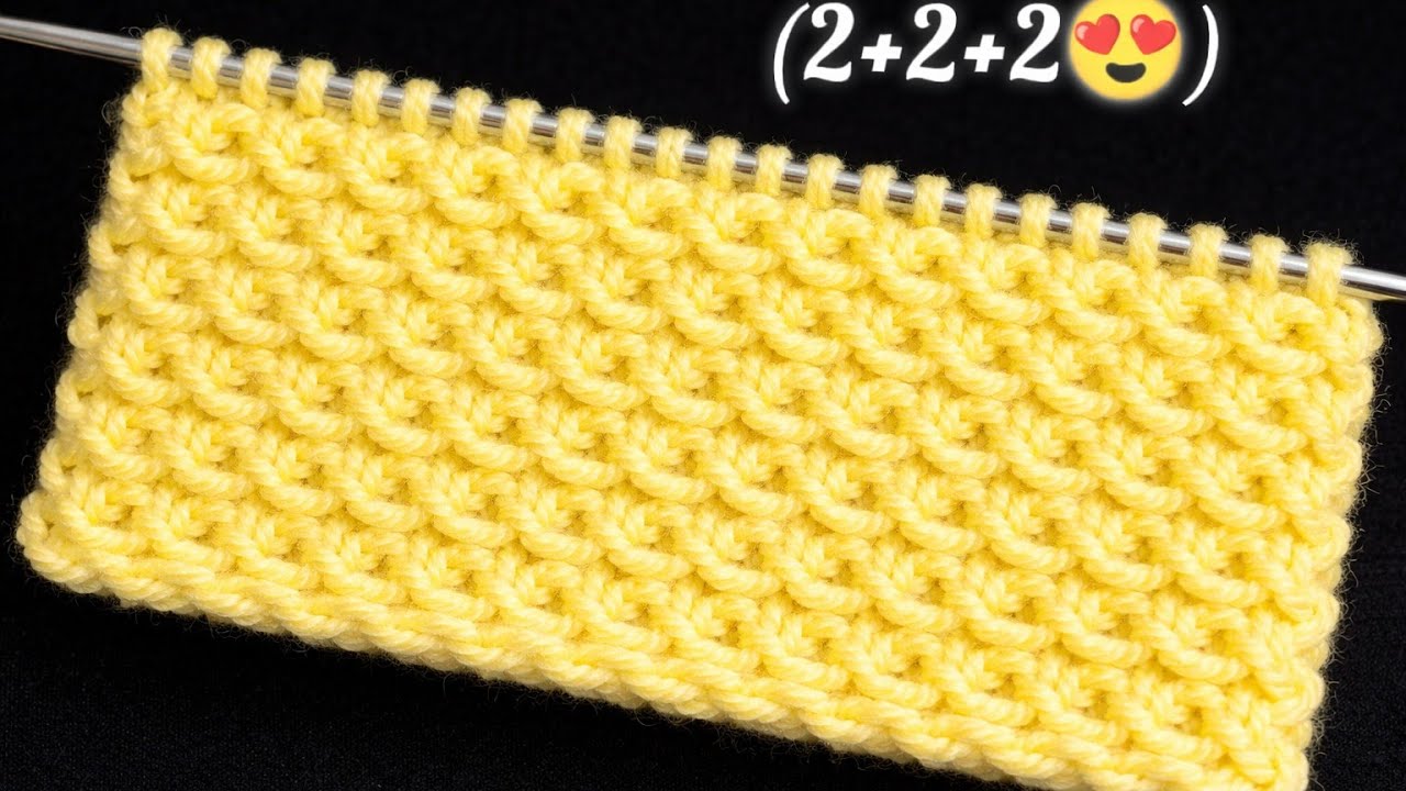 Beginner Relief Pattern Relief Pattern in 2 minutes for beginners! - YouTube