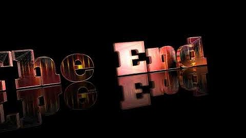 4K Clear Wireframe Glowing The End Background Animation