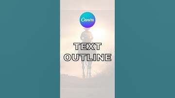 How to Outline Text in Canva | Easy Text Border & Stroke Effect Tutorial