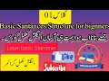 Class 1. Simple Sentences. Urdu se English Simple Sentence Structur (urdu) | How to make Sentences.