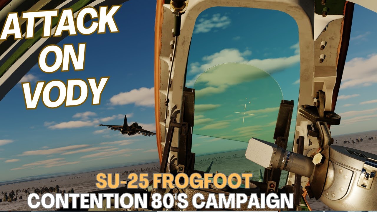 "Attack On Vody" | Su-25 Frogfoot | Contention's 80's Caucasus PvP Server | DCS | VR