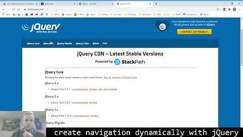 Navigation with jQuery