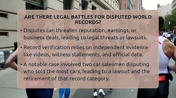 Are There Legal Battles For Disputed World Records? - Epic World Record Holders