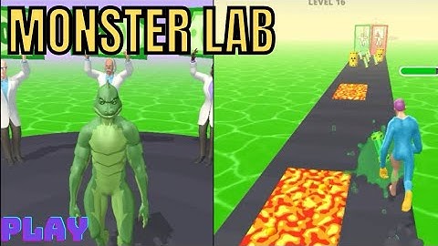 MONSTER LAB- New Video Gameplay Walkthroughs AndriodiOS 2022 #MonsterLab