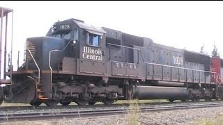 CN Train Spotting: Underpowered | CN 5682 & IC 1028 Leads CN 411 At Medicine Lodge AB 11/13 9/9/12