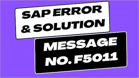 Message no. F5011 / You may only post documents up to XXX (Currency) XX (amount) / SAP Common error