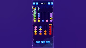 Ball Sort Puzzle level 363. #puzzle #strategy #gamer #game #live #mobile #new #ballsortpuzzle