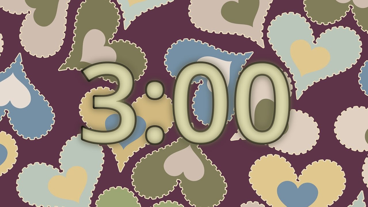 3 Minute Timer | Valentine's Day Timer