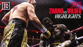 BRUTAL KO | Zhilei Zhang vs. Deontay Wilder Highlights (Queensberry vs. Matchroom - Riyadh Season) image