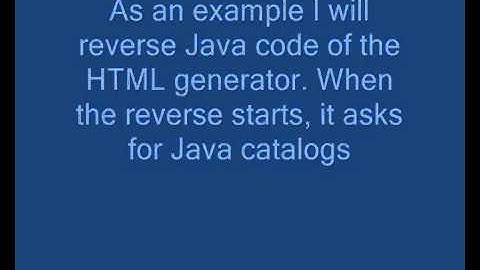Bouml - Java catalog and reverse (English)