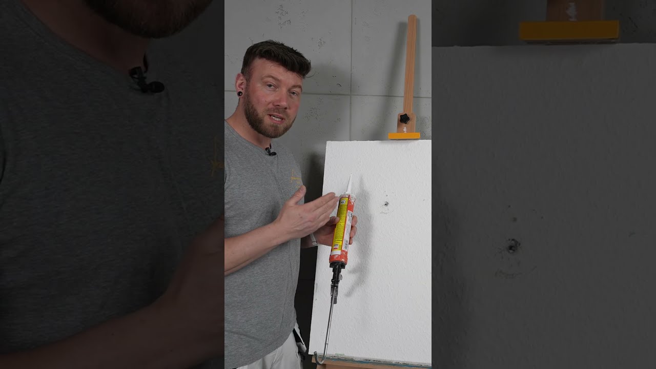 Dübelloch schnell und einfach schließen 🤩 - YouTube Dübelloch schnell und einfach schließen 🤩 - YouTube