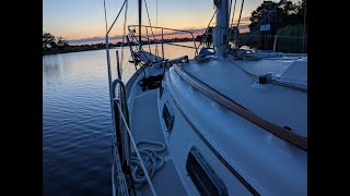 Island Packet 27-Electric Sailing on the Okeechobee Waterway