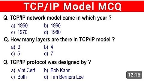 Part- 1 | Computer Networking Mcqs | networking mcq question and answers