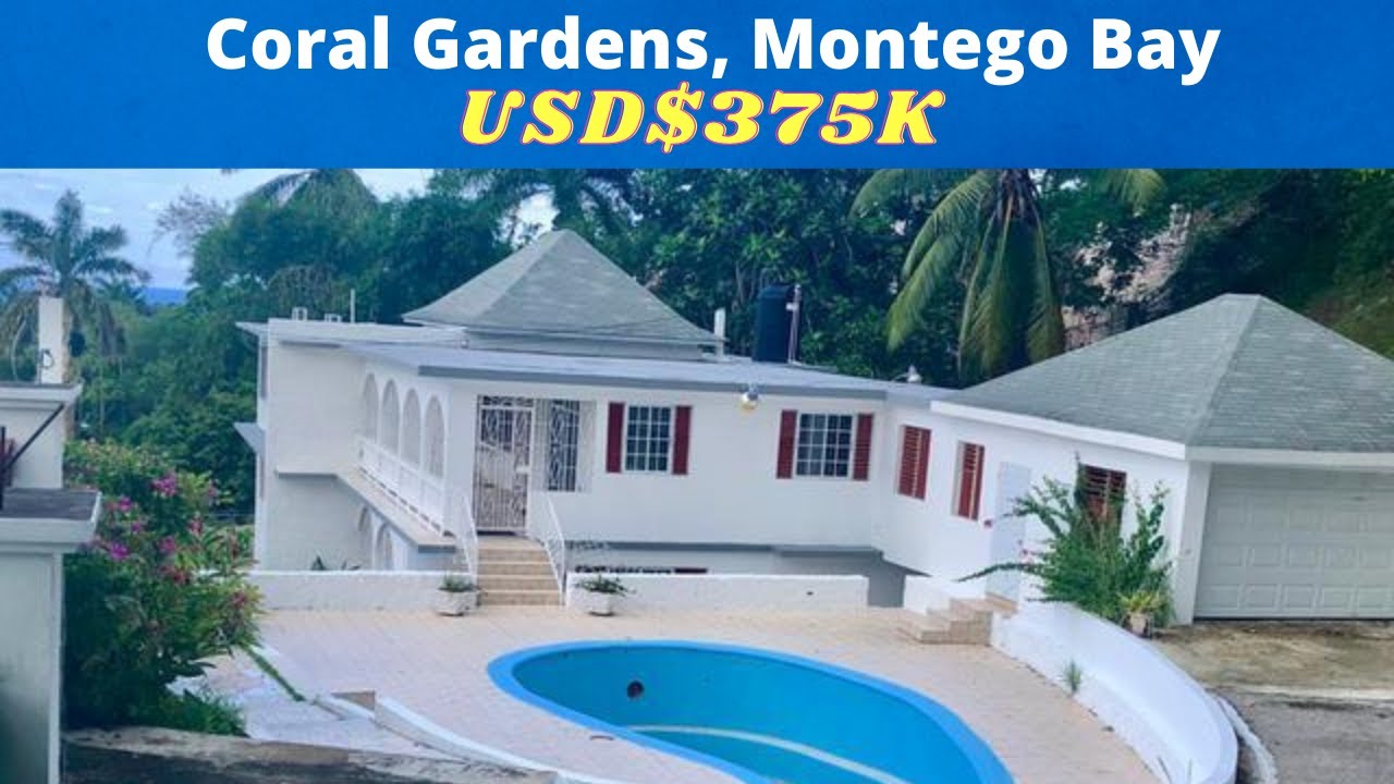 Villa style home in Coral Gardens, Montego Bay. Amazing views