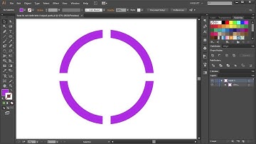 How to Cut a Circle into 4 Equal Parts in Adobe Illustrator