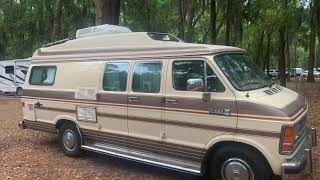 Vintage Dodge class B camper van