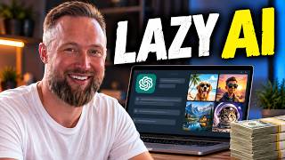 I'm Trying The LAZIEST Way To Make Money With AI