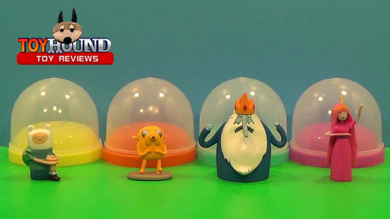 Adventure Time figures vending machine toys,reviewed by ToyHound - YouTube