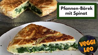 Knuspriges Pfannen Börek Mit Spinat Vegan Mit Wenig Zutaten