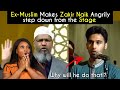 Exmuslimatheist makes zakir naik leave the stage angrily wait i cant believe this