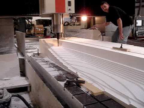 CNC canoe mold.mov - YouTube