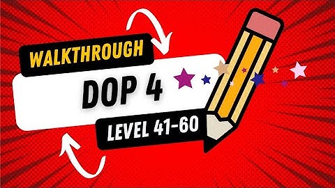 DOP 4: Draw One Part - Gameplay Walkthrough - Levels 41 - 60