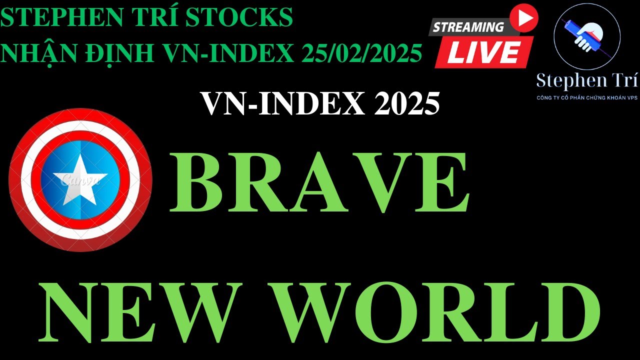 Outline Video 🔴VN-INDEX 25/02/2025: Vượt 1.300đ - Thế giới mới mở ra