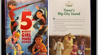 Disney 5-Minute Girl Power Stories The Princess And The Frog Tianas Big-City Sound
