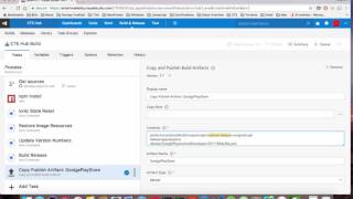 Ionic automated Build & Release using Visual Studio Team Services