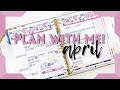 Plan With Me | April Monthly