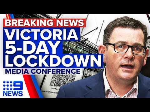 Victoria To Enter Five Day Lockdown From Midnight Coronavirus 9 News Australia Youtube