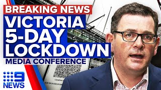 Victoria to enter five-day lockdown from midnight | Coronavirus | 9 News Australia