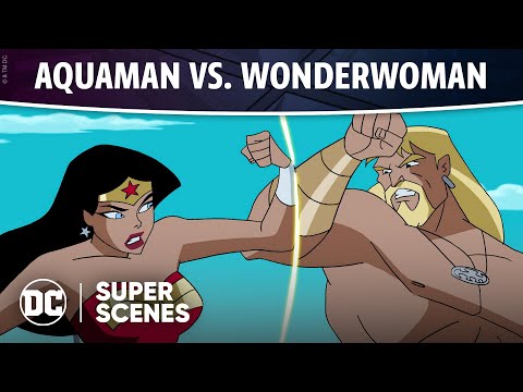 Justice league - aquaman vs. Wonder woman | super scenes | dc