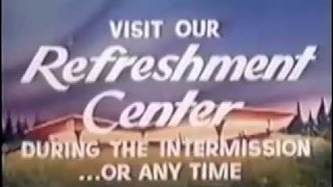 Classic Drive In Welcome Message - Refreshment Center!