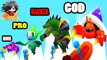 NOOB vs PRO vs HACKER vs GOD in Monster Collect Run