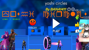 (Update Verified) Yoshi Circles 100% (Extreme Demon) by BANA1411 (me) and Xapia