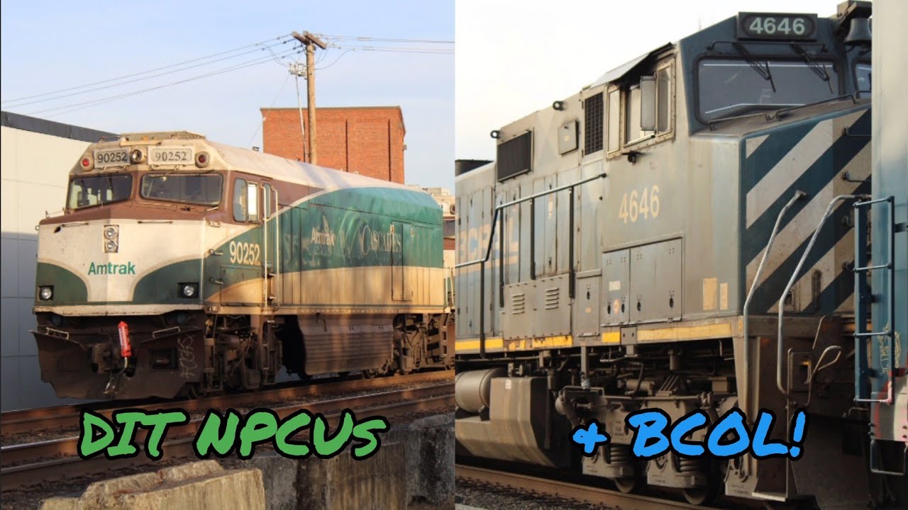 Dead in-tow NPCUs and BCOL! Railfanning in Puyallup, Washington (11/9/25)