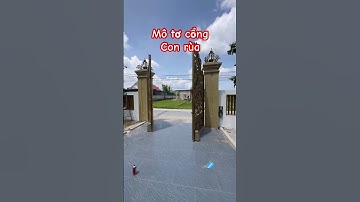 #congtudong  mô tơ cổng con rùa