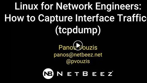 How to Capture Interface Traffic (tcp dump)