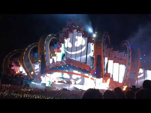Marshmello ELF18 Electric-Love 2K18 live on stage